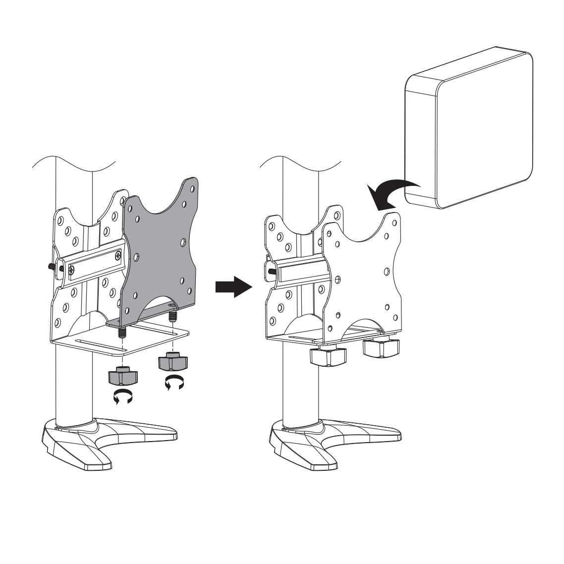 Filex Thin Client CPU houder - Afbeelding 14